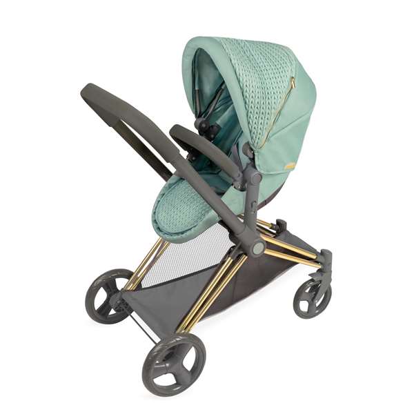 Decuevas Coche de muñeca 3x1 plegable, para muñecas de hasta 50 cm. Material metal, plástico y poliéster