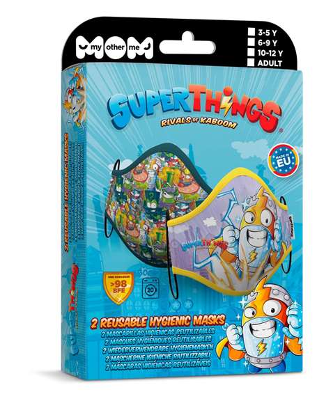 Super Zings Mascarilla Higiénica Premium para Niños de 10 a 12 Años