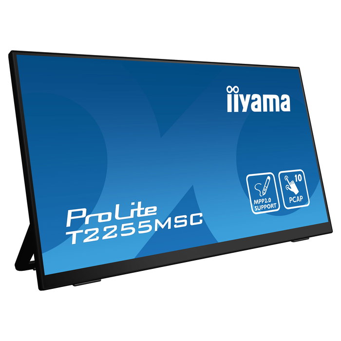iiyama ProLite T2255MSC-B1 Monitor Táctil 21.5" Full HD IPS 1920x1080 5ms HDMI DisplayPort USB Altavoces Negro