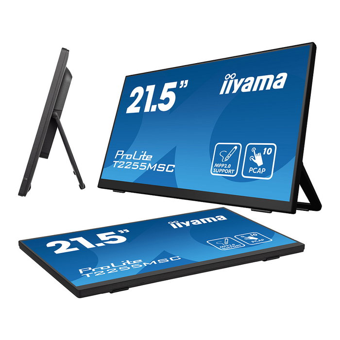 iiyama ProLite T2255MSC-B1 Monitor Táctil 21.5" Full HD IPS 1920x1080 5ms HDMI DisplayPort USB Altavoces Negro