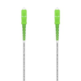 Aisens Latiguillo Fibra Óptica Monomodo OS2 9/125 G657A2 SC/APC a SC/APC 3.0mm Simplex, Blanco 1.0 m para Redes 1G/10G/40G/100G hasta 40km