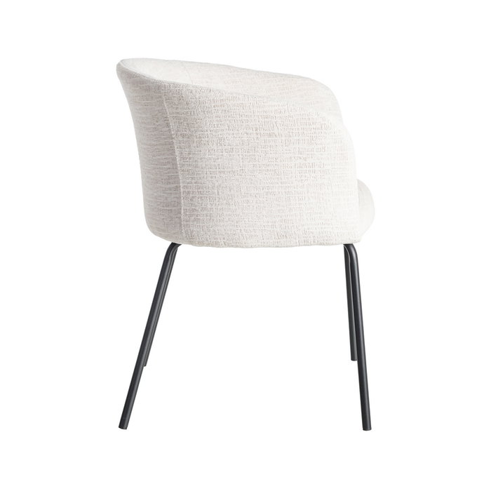 Ixia Silla Crema Tejido-Metal para Salón Ixia Silla Crema Tejido-Metal para Salón