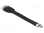 DeLOCK Cable de cinta plana FPC USB Tipo C a HDMI 4K 60 Hz 13,5 cm