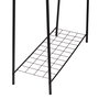Hanah Home Perchero Negro Metálico 144.5x89x32.5 cm