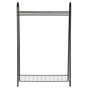 Hanah Home Perchero Negro Metálico 144.5x89x32.5 cm