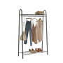 Hanah Home Perchero Negro Metálico 144.5x89x32.5 cm