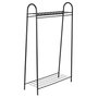 Hanah Home Perchero Negro Metálico 144.5x89x32.5 cm