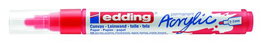 EDDING Marcador Acrylic 5100 Cónico Rojo Tráfico (Set de 10)