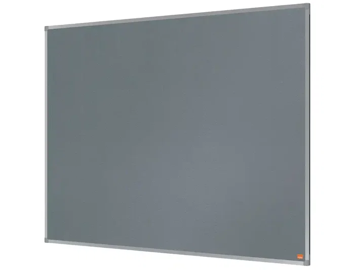 Nobo Tablero de anuncios Essence fieltro gris 1200x900 mm marco aluminio