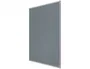Nobo Tablero de anuncios Essence fieltro gris 1200x900 mm marco aluminio