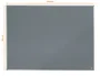 Nobo Tablero de anuncios Essence fieltro gris 1200x900 mm marco aluminio