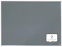 Nobo Tablero de anuncios Essence fieltro gris 1200x900 mm marco aluminio
