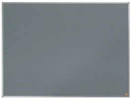 Nobo Tablero de anuncios Essence fieltro gris 1200x900 mm marco aluminio