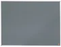 Nobo Tablero de anuncios Essence fieltro gris 1200x900 mm marco aluminio