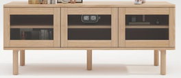 DKD Home Decor Mueble TV Moderno Natural 140 x 40 x 55 cm