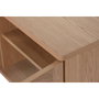 DKD Home Decor Mueble TV KITH MDF y Cristal Natural 140x40x55 cm