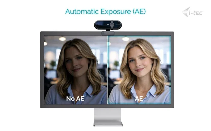 I-tec SOLOMON 100 Cámara Web Full HD 1080p (1920x1080) 2 MP Plug & Play USB con Cubierta de Privacidad, Enfoque Fijo, Optimización Automática de Imagen, Negra