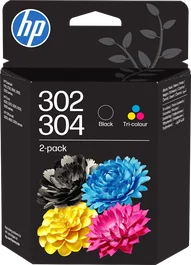 HP Multipack de cartuchos de tinta 302 / 304 Negro y tricolor