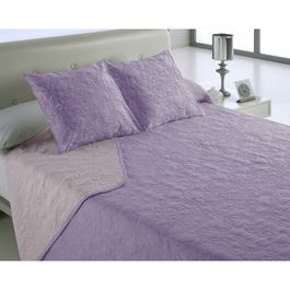 Colcha Hosteline VEGAS Morado Cama de 150 240 x 260 cm (3 Piezas)