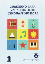 Toys Dreams Editorial, Cuaderno para vacaciones de lenguaje musical 1º nivel - Toys Dreams Editorial