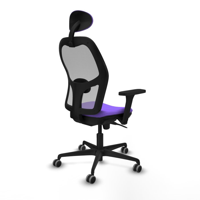 PIQUERAS Y CRESPO Silla de oficina Jorquera Lila y Gris