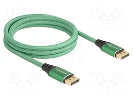 DeLOCK Cable DisplayPort 16K 60 Hz 2 m Verde Metal
