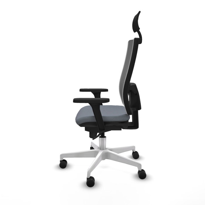 PIQUERAS Y CRESPO Silla de oficina Horna Gris con Mecanismo Sincro y Brazos 3D PIQUERAS Y CRESPO Silla de oficina Horna Gris con Mecanismo Sincro y Brazos 3D