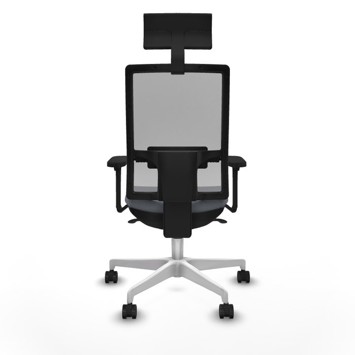 PIQUERAS Y CRESPO Silla de oficina Horna Gris con Mecanismo Sincro y Brazos 3D PIQUERAS Y CRESPO Silla de oficina Horna Gris con Mecanismo Sincro y Brazos 3D