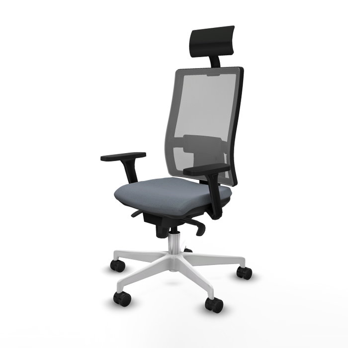PIQUERAS Y CRESPO Silla de oficina Horna Gris con Mecanismo Sincro y Brazos 3D PIQUERAS Y CRESPO Silla de oficina Horna Gris con Mecanismo Sincro y Brazos 3D