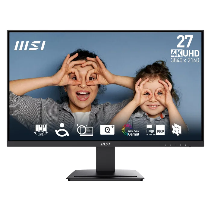 MSI Pro MP273U Monitor 4K Ultra HD 27 IPS Negro