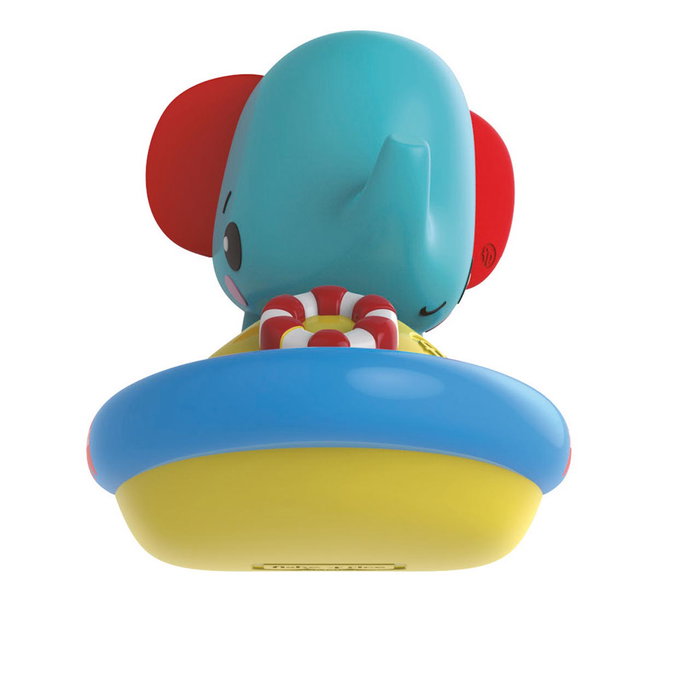 Fisher-Price Barquitos Flotantes para Bañera Pack de 2 Unidades con Personajes León y Elefante Juguete Acuático Infantil para Bebés +12 Meses