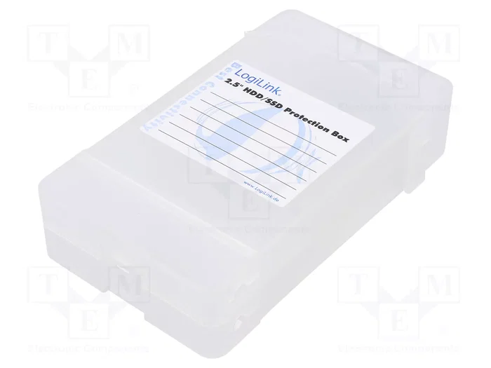 LOGILINK UA0277 Carcasa de protección para 2 unidades HDD/SSD de 2,5 pulgadas, blanco LOGILINK UA0277 Carcasa de protección para 2 unidades HDD/SSD de 2,5 pulgadas, blanco