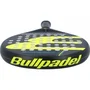 Bullpadel PAD X-COMP 2 YE Pala de Pádel X-Compact 2 Redonda Negra y Amarilla, Núcleo EVA Soft, Marco Carbono, Nivel Intermedio