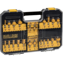 DeWalt DT90017-QZ Juego de Fresas de 22 piezas