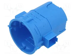 SIMET Caja de Instalación de 62mm Azul para Debajo de Enlucido