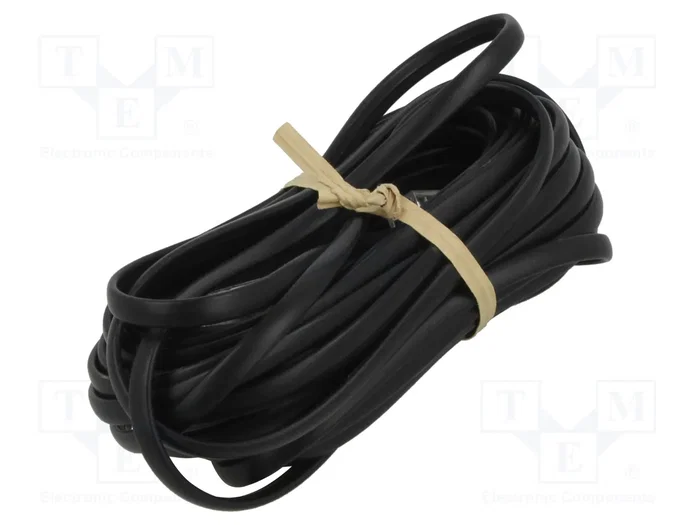 GOOBAY Cable telefónico plano RJ45 6m negro
