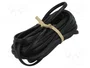 GOOBAY Cable telefónico plano RJ45 6m negro
