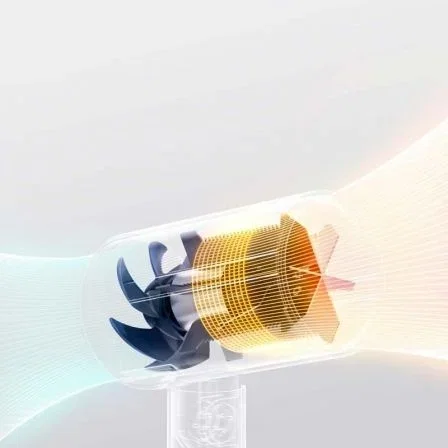 Xiaomi Secador de Pelo Compact Hair Dryer H101 1600W Rosa Secado Rápido Iones Negativos