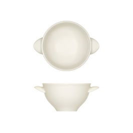 Bauscher Taza Consome Raffinesse de porcelana, capacidad 28 cl, apto para lavavajillas y microondas (Set de 12)