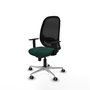 PIQUERAS Y CRESPO Silla de oficina Cilanco Verde botella y Negro