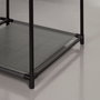 Max Home Armario abierto con 4 estantes de tela 87x45x158 cm