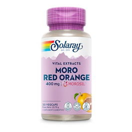 SOLARAY Moro Red Orange 400 Mmg 30 Vcaps | Naranja Sanguina Moro para Control de Peso | Vegano y Sin Gluten