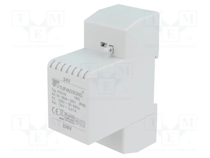 BREVE TUFVASSONS Transformador de red 10VA 230VAC/24V BREVE TUFVASSONS Transformador de red 10VA 230VAC/24V