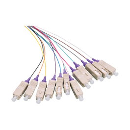 LogiLink Fiber Pigtail Set 12 x SC OM4 2m, conector violeta