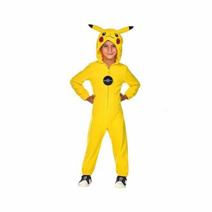 Liragram Disfraz infantil Pokemon Pikachu Suit Rojo, talla M (8-10 años)