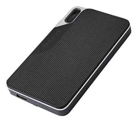 Intenso TX100 SSD Externo 1 TB USB-C 3.2 Gen 1 (3.1 Gen 1) Negro - Incluye Cables Tipo C y Tipo A