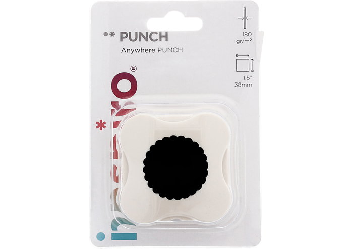 Innspiro Anywhere Punch círculo festoneado 38mm