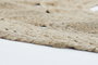 DKD Home Decor Alfombra Tropical Marrón Claro Yute Poliéster 200 x 200 cm