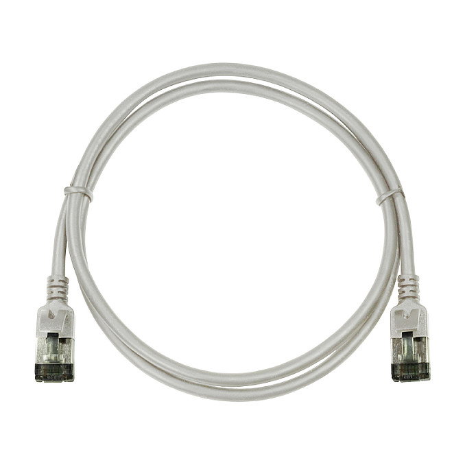 LogiLink Patch cable Cat.6A TPE SlimLine gris 3,0m LogiLink Patch cable Cat.6A TPE SlimLine gris 3,0m