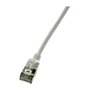 LogiLink Patch cable Cat.6A TPE SlimLine gris 3,0m